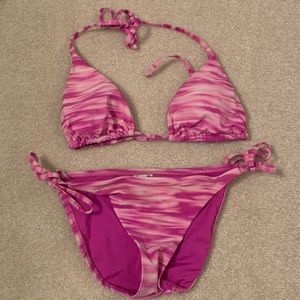 BECCA Pink Tie Dye bikini